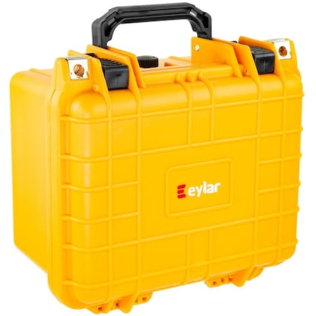 Eylar 10.62in Gear, Equipment, Hard Camera Case Waterproof with Foam Yellow SA00023-YLW