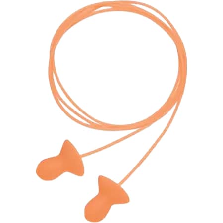 Honeywell Howard Leight Bell Shape Reusable PVC Corded Ear Plugs, NRR 26, 1000PK QD30