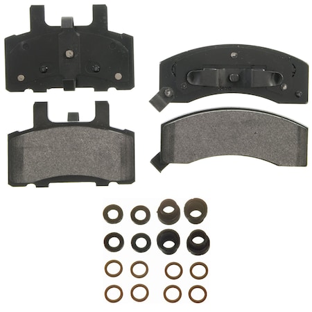 Wagner Brake QuickStop Front Disc Brake Pad Set Semi-Metallic,  ZX845