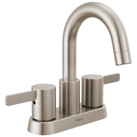 Peerless Precept Two Handle Centerset Lavatory Faucet Brushed Nickel P2530LF-BN