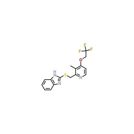 Ak Scientific 2-[3-Methyl-4-(2, 2, 2-trifluoroethoxy)-2-pyridinyl ]methyl thio-1H-benzimidazole (5g), CAS 103577-40 H616-5g