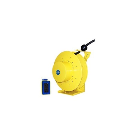 Ericson Cord Reel, 12 AWG, Yellow Reel Color, 70 ft Length 6123-70-BG-20