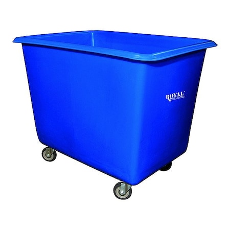 Royal Basket Trucks Poly Truck Metal Base, 46" L, Blue G18-BLX-PGC-4UNN