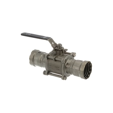 Viega Manual 2-Way Ball Valve, Press, 316 SS 86525