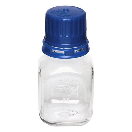 Zoro Select Media Bottle, PETG, 111.4 mm H, PK144 BGC0125S