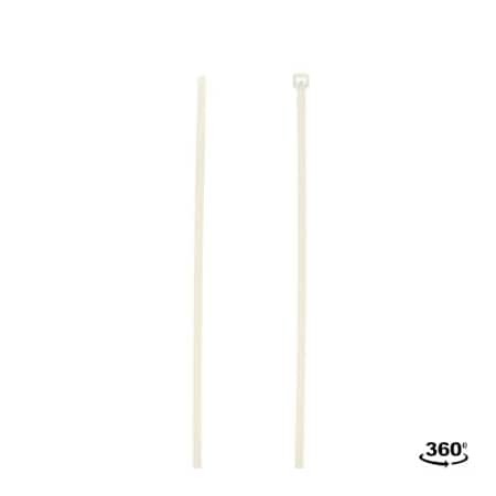 Abb CABLE TIE 40LB 14 NAT NYLON 1-PC D, 5000PK L-14-40-9-C