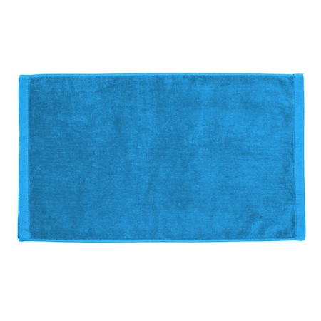 Towelsoft Premium Velour Hand Face Sports Towel 16 inch x26 inch Aqua HandTowel-GV1201-AQ