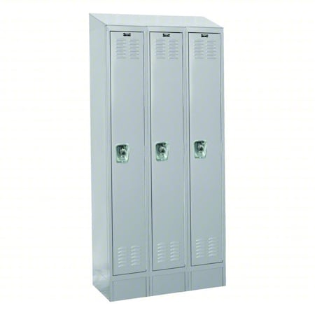 Hallowell Locker, 12 in W, 12 in D, 78 in H URB3228-1ASB-PL