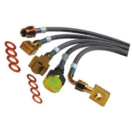 Skyjacker FBL17 Braided Stainless Steel Front Brake Line S97-FBL17