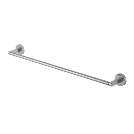 Gliderite Hardware Alpine Collection 24 in. Towel Bar Satin Nickel Bathroom Hardware 9024-RD-SN-1