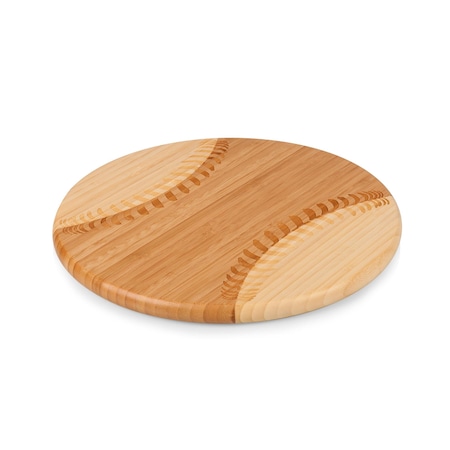 Picnic Time Family Of Brands Home Run! Baseball Cutting Board & Serving Tray, Bamboo 894-00-505-000-0