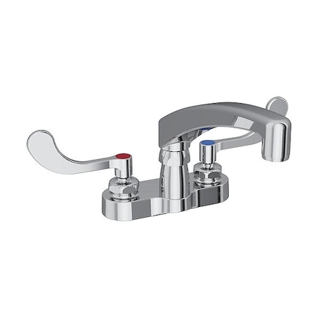 Elkay Handle-Operated Faucet, Manual, Arc LK406AT08T4