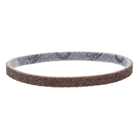 Scotch-Brite Sanding Belt, 3/4 in W, 18 in L, Non-Woven, Aluminum Oxide, Not Applicable Grit, Coarse, SE-BS 7000046043