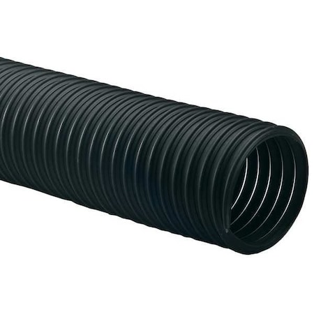 Flexaust Co Ducting Hose, 25 ft L, Black 8731080025
