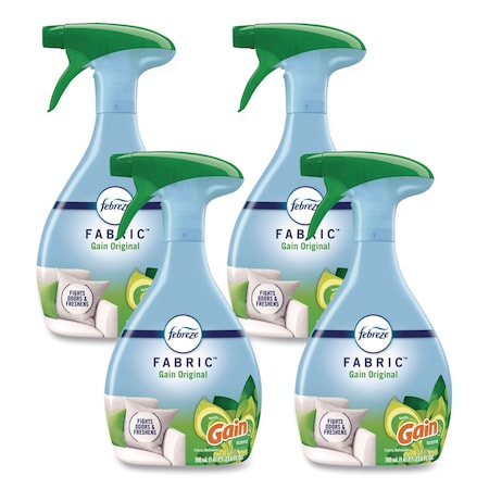 Febreze FABRIC Refresher/Odor Eliminator, Gain Original, 23.6 oz Spray Bottle, PK4 80363510