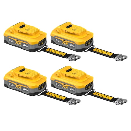 Dewalt Battery, 5 Ah, Li-Ion DCBP520LR-4