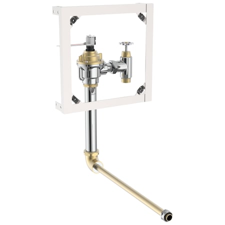 Delta Commercial 1600T Series E-Concealed Hw Flush Valve Ri In Chrome 1600T6403ARI