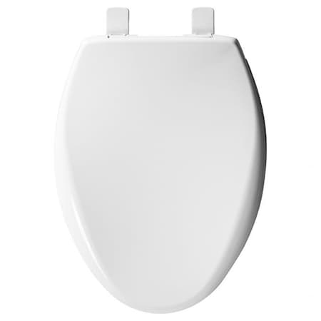 Chesterfield White Elongated Plastic Toilet Seat CH3860263