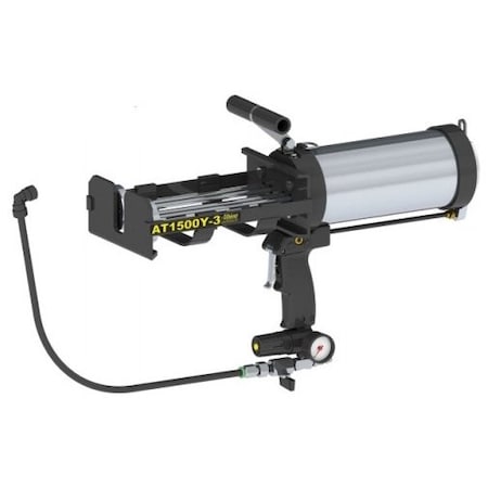Albion 1500 Series AT Line Air-Powered Multi-Component Spray Cartridge Gun, 1:1, Standard Configuration AT1500Y-3