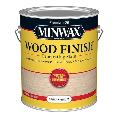 Minwax Wood Stain, 1 gal, Simply White 711520000