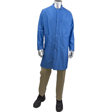 Uniform Technology Staticon Long ESD Labcoat BR18-45RB-XS