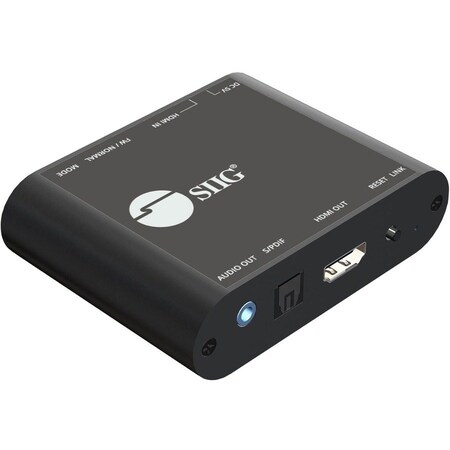 Siig HDMI AUDIO EXTRACTOR SPLITS INCOMING HDMI AUDIO SIGNAL TO STEREO AUDIO AND TOSLI CE-H24F11-S1