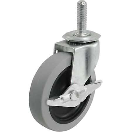 Seatsolutions 3 in. Gray TPR Caster Brake SE574291
