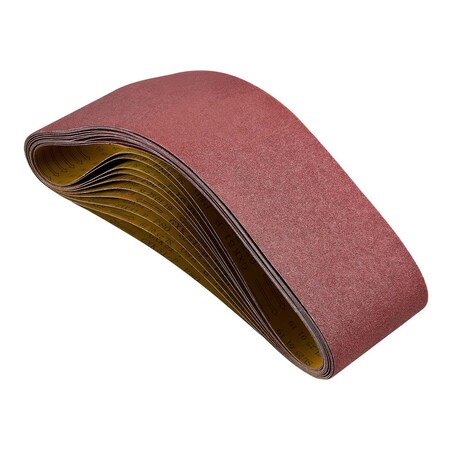 Vevor Sanding Belts 6 in x 48 in Belt Sander Sanding Belts 80 Grit Aluminum Oxide, 10PK BP648