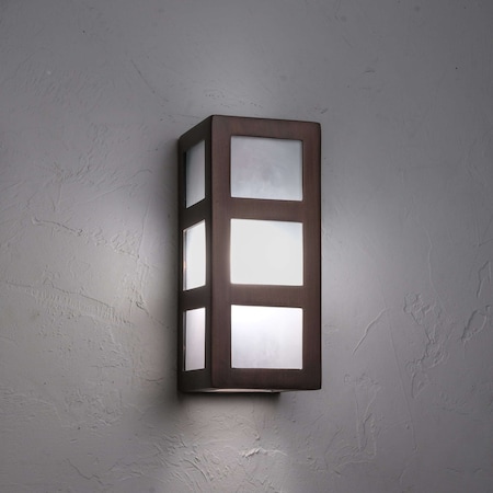 Luxury Lighting Varien Bay 12.5 in Tall Ceramic Outdoor Wall Light, Rubbed Copper Paint Finish, 2PK (2) 184-77(W9)-ACop-ud-7-17