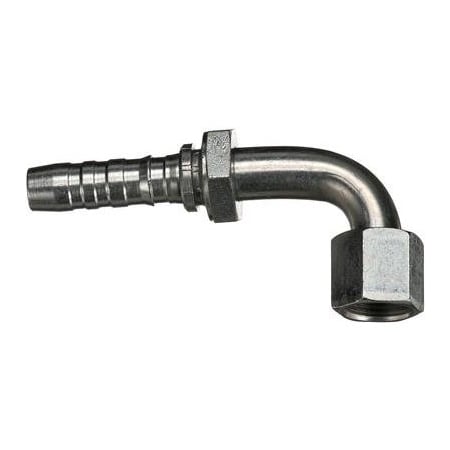 Gates Female JIC 37 Flare Swivel - 90 Bent Tube GlobalSpiral G20179-0606