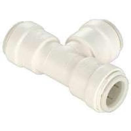 Watts Union Pipe Tee, 3/4 in, Sweat Push-Fit, Plastic, White, 100 psi Pressure P-840/3523-14
