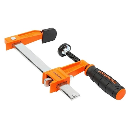 Pony Light-Duty Bar Clamp, 300 lb, 6 in Max Opening Size, 2 in D Throat, Steel Body 3706-LD