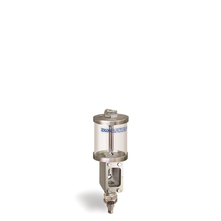 Oil-Rite Constant Level Lubricator w/Oil Level Sight and Pyrex Reservoir - 3/4in.-16 Remote Thread Mount B737-009PBW