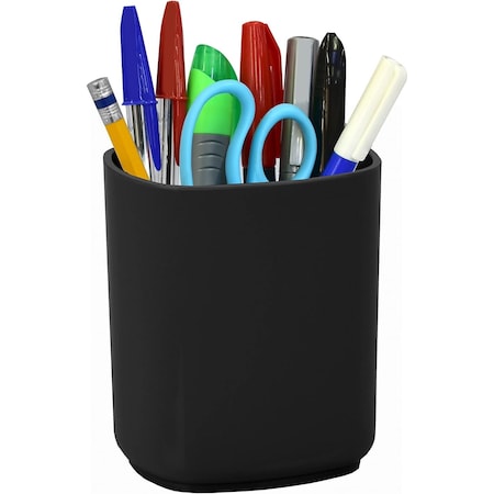 Acrimet Jumbo Pencil Holder Pen Cup Caddy Super Sized Desktop Organizer Black 934.4