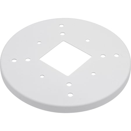 Vivotek AM-51D Mounting Plate for Electrical Box, Gang Box, Network Camera - White - TAA Compliant AM-51D