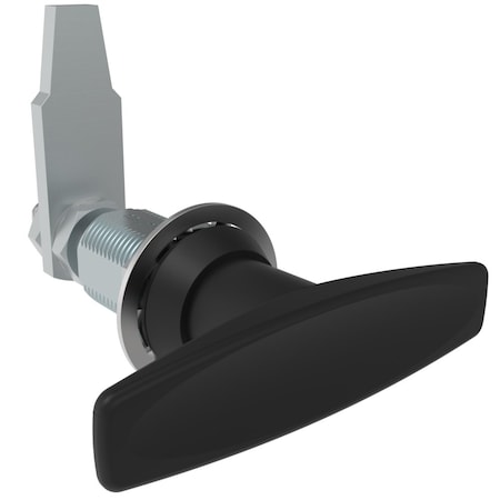 Southco Vise Action, Compression Latch, Large Size, T-Handle, Zinc Alloy Powder Coat, Black E3-113-95