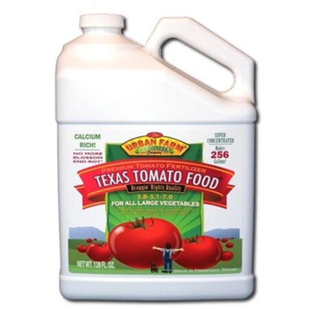 Urban Farm Fertilizers Texas Tomato Food 128 Fl. Oz Fertilizer TTF128
