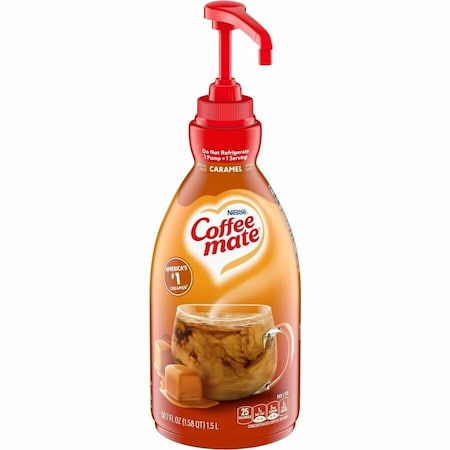 Coffee Mate Nestle Professional Solutions Caramel Liquid Concentrate Coffee Creamer - Pump Bottle - Artificial 12536266