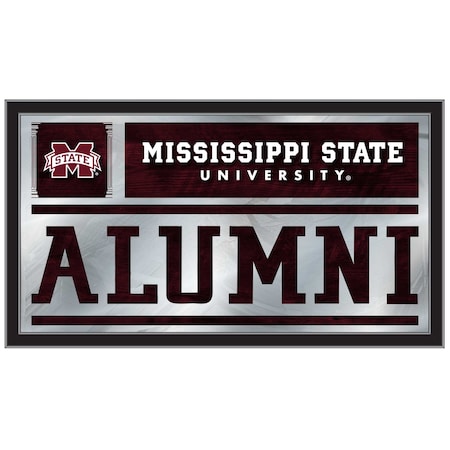 Holland Bar Stool Co Mississippi State 26" x 15" Alumni Mirror MAlumMssStU