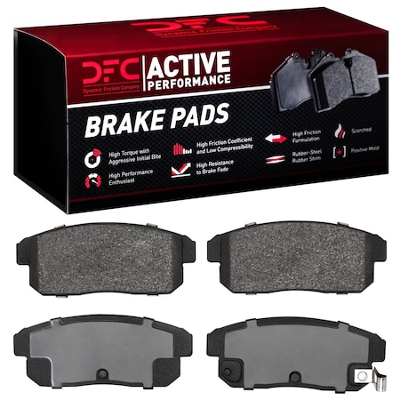 Dfc Active Performance, Disc Brake Pad Set, 1115-1008-00