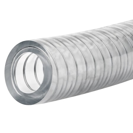 Zoro Select FDA PVC and 3A Tubing, 21.75 psi, 2 ft ZUSA-HT-3872