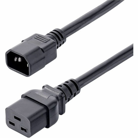 Startech.Com 6FT 1.8M HEAVY DUTY POWER CORD, C14 TO C19, 15A 250V, 14AWG, HEAVY GAUGE PDU POWER CABLE,  PXTC14C19146