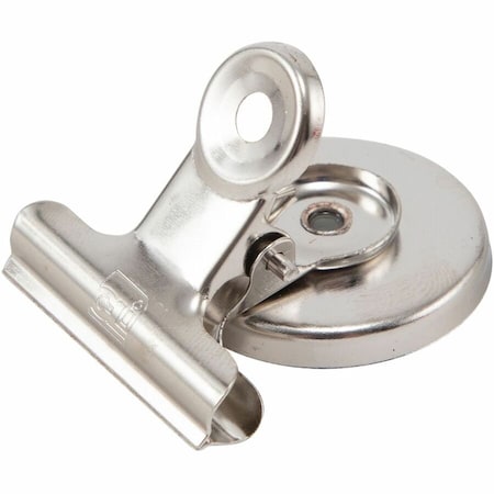 Charles Leonard Magnetic Spring Clips, 1.25", 24 Per Box, PK2 68512