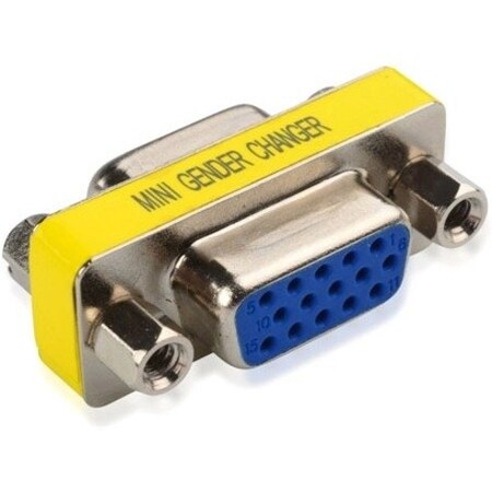 Axiom Hd15 Vga Mini Gender Changer F/F (Coupler) HD15VGAFFC-AX