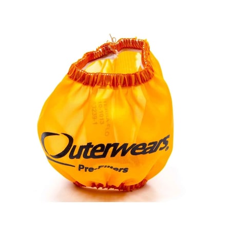 Outerwears 3 in. Breather Pre-Filter, Orange OUT10-1013-05