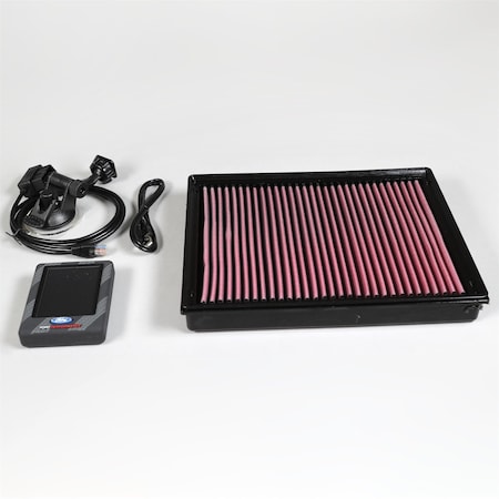 Ford POWER PROGRAMMER With High Flow KN Air Filter 60 Pounds Per Foot Of Torque Gain At 2500 RPM M-9603-REB