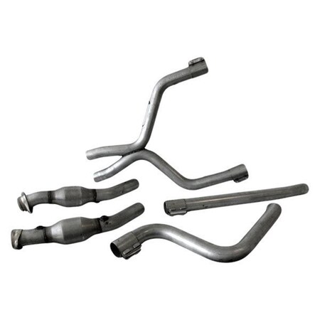 Bbk Performance 4011 CNC Series Dual Exhaust Conversion X-Pipe for 2005-2009 Ford Mustang V6 BBK4011