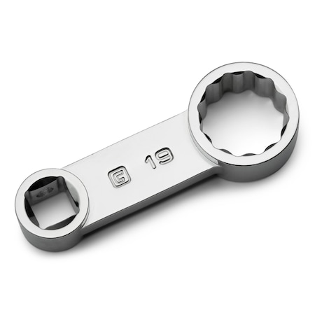 Capri Tools 3/8 in. Drive 19 mm Torque Adapter, 12-Point Box End CP31510-M19