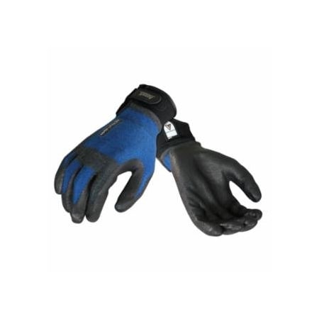 Activarmr 97-002 Nitrile-Coated Gloves, Large, Black/Blue, 12PK 012-97-002-10