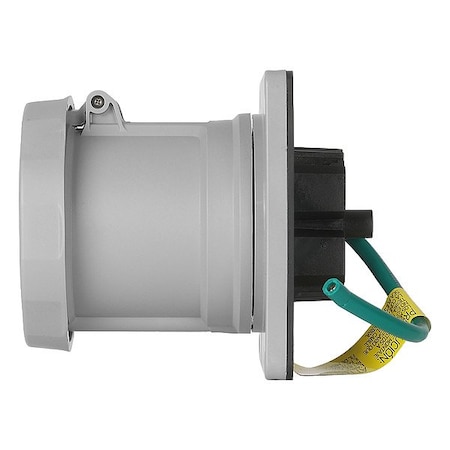 Leviton PinandSleeveReceptacle, 100A, Gray, Nylon M5100R7WLEV